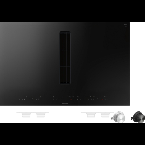Gaggenau CV482105, Serie 400, Flex-Induktionskochfeld mit integriertem L&uuml;ftungssystem, 80 cm