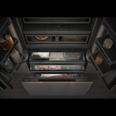 Gaggenau RVY497190, Vario K&auml;lteger&auml;te Serie Expressive, K&uuml;hl- und Gefrierkombination, 212.3 x 89.4 cm, Flachscharnier mit Softeinzug