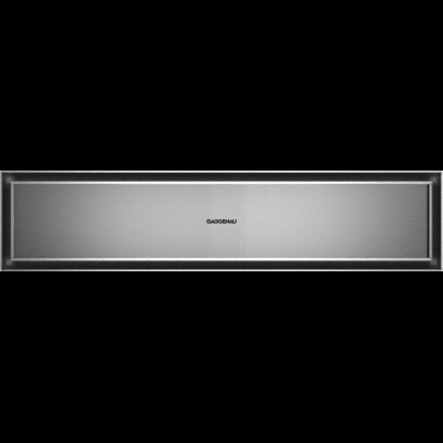 Gaggenau GW451120, Gaggenau Serie Expressive, Wärmeschublade, 60 x 14 cm, Edelstahl hinter Rauchglas