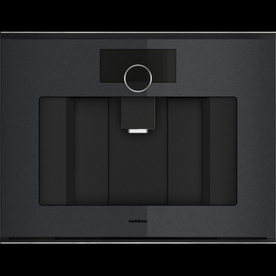 Gaggenau GC251100, Serie Minimalistic, Kaffee-Vollautomat, 60 x 45 cm, Gaggenau Onyx, entnehmbarer Wasserbehälter