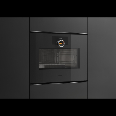 Gaggenau GM250100, Gaggenau Serie Minimalistic, Mikrowellen-Backofen, 60 x 45 cm, Türanschlag: rechts, Gaggenau Onyx