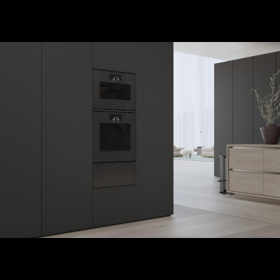Gaggenau GO250100, Gaggenau Serie Minimalistic, Backofen, 60 x 60 cm, Türanschlag: rechts, Gaggenau Onyx