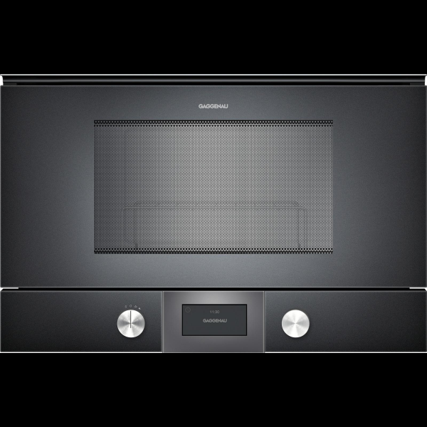 Gaggenau BMP225100, Serie 200, Mikrowelle, T&uuml;ranschlag: links, Gaggenau Anthrazit