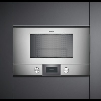 Gaggenau BMP225110, Serie 200, Mikrowelle, T&uuml;ranschlag: links, Gaggenau Metallic