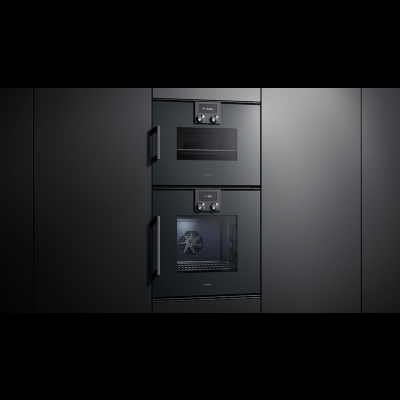 Gaggenau BMP250100, Serie 200, Mikrowellen-Backofen, 60 x 45 cm, T&uuml;ranschlag: rechts, Gaggenau Anthrazit