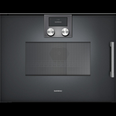 Gaggenau BMP251100, Serie 200, Mikrowellen-Backofen, 60 x 45 cm, T&uuml;ranschlag: links, Gaggenau Anthrazit