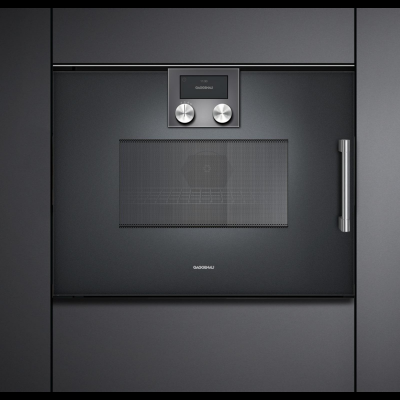 Gaggenau BMP251100, Serie 200, Mikrowellen-Backofen, 60 x 45 cm, T&uuml;ranschlag: links, Gaggenau Anthrazit