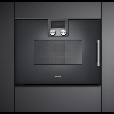 Gaggenau BMP251100, Serie 200, Mikrowellen-Backofen, 60 x 45 cm, T&uuml;ranschlag: Links, Gaggenau Anthrazit