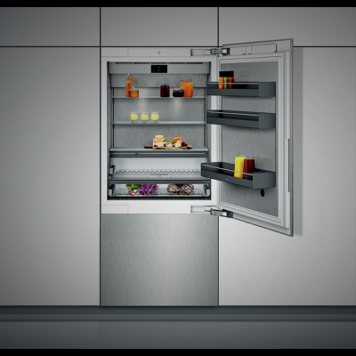 Gaggenau Serie 400, Vario Einbau-K&uuml;hl-Gefrier-Kombination mit Gefrierbereich unten, 212.5 x 90.8 cm, RB492304