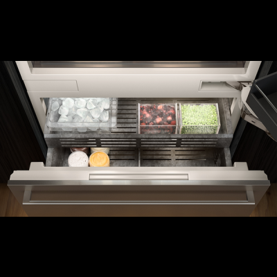 Gaggenau Serie 400, Vario Einbau-K&uuml;hl-Gefrier-Kombination mit Gefrierbereich unten, 212.5 x 90.8 cm, RB492304