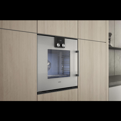 Gaggenau BOP251112, Serie 200, Backofen, 60 x 60 cm, T&uuml;ranschlag: links, Gaggenau Metallic