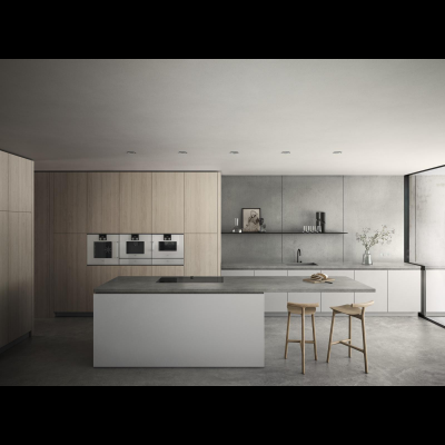 Gaggenau bop250132, 200 series, built-in oven, 60 x 60 cm, door hinge: right, silver