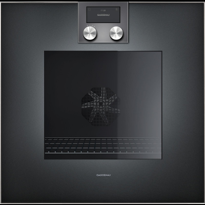 Gaggenau BO420102, Serie 400, Backofen, 60 x 60 cm, T&uuml;ranschlag: Rechts, Gaggenau Anthrazit