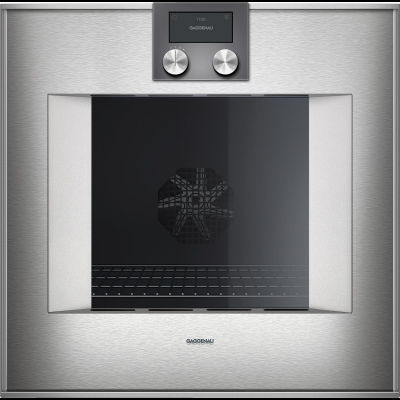 Gaggenau BO451112, Serie 400, Backofen, 60 x 60 cm, T&uuml;ranschlag: Links, Edelstahl-hinterlegte Vollglast&uuml;r