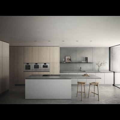 Gaggenau BSP250111, Serie 200, Dampfbackofen, 60 x 45 cm, T&uuml;ranschlag: rechts, Gaggenau Metallic