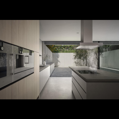 Gaggenau bsp260111, series 200, built-in compact steam oven, 60 x 45 cm, door hinge: right, metallic