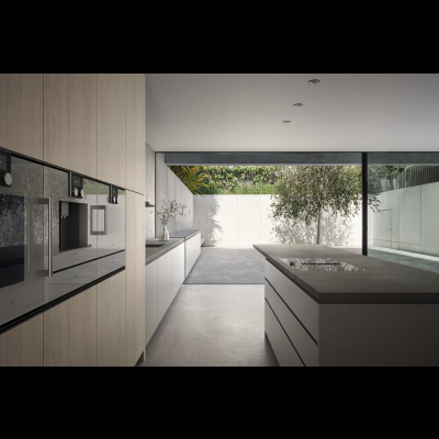 Gaggenau bsp260111, series 200, built-in compact steam oven, 60 x 45 cm, door hinge: right, metallic