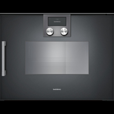 Gaggenau BSP220101, Serie 200, Dampfgarofen, 60 x 45 cm, T&uuml;ranschlag: Rechts, Gaggenau Anthrazit