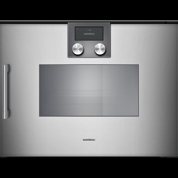 Gaggenau BSP220111, Serie 200, Dampfgarofen, 60 x 45 cm, T&uuml;ranschlag: Rechts, Gaggenau Metallic