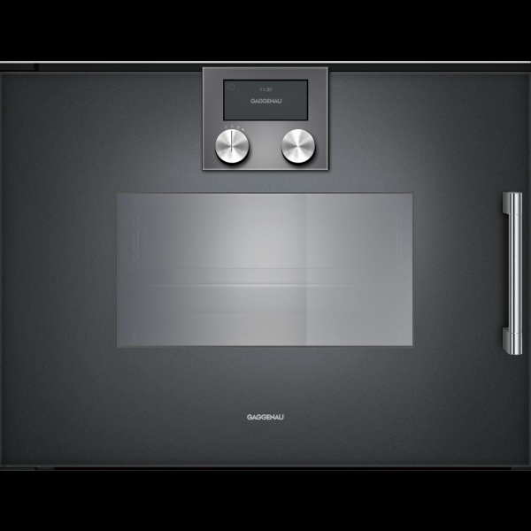 Gaggenau BSP221101, Serie 200, Dampfgarofen, 60 x 45 cm, T&uuml;ranschlag: Links, Gaggenau Anthrazit