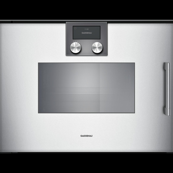 Gaggenau BSP221131, Serie 200, Dampfgarofen, 60 x 45 cm, T&uuml;ranschlag: links, Gaggenau Silber