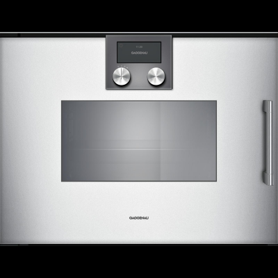 Gaggenau BSP221131, Serie 200, Dampfgarofen, 60 x 45 cm, T&uuml;ranschlag: Links, Gaggenau Silber