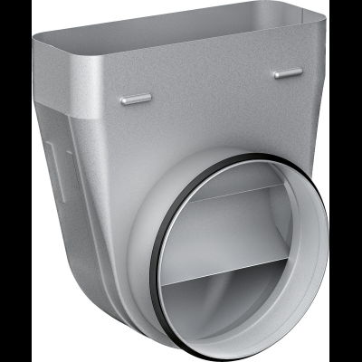 Gaggenau AD854032, Adapterrohrstück, 90 °, rund-flach