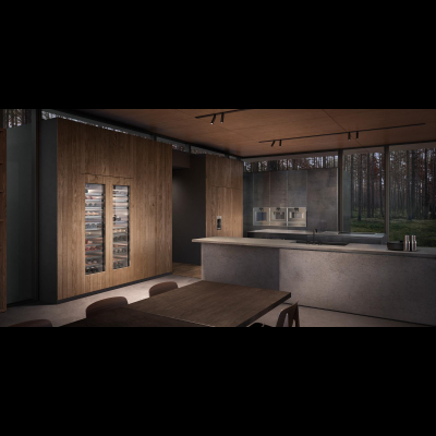 Gaggenau CM450112, Serie 400, Espresso-Vollautomat, 60 x 45 cm, Edelstahl-hinterlegte Vollglast&uuml;r, entnehmbarer Wasserbeh&auml;lter