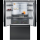 Gaggenau RY295350, Serie 200, Kühl-Gefrier-Kombination, mehrtürig, 183 x 90.5 cm, Gebürsteter schwarzer Stahl AntiFingerprint